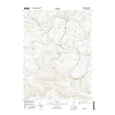 2016 Map of Meshoppen, 2016 Print
