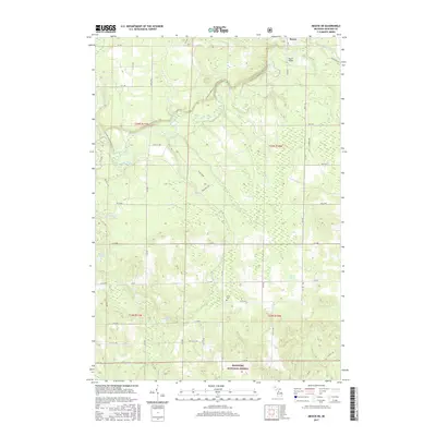 2017 Map of Mesick NE, 2017 Print