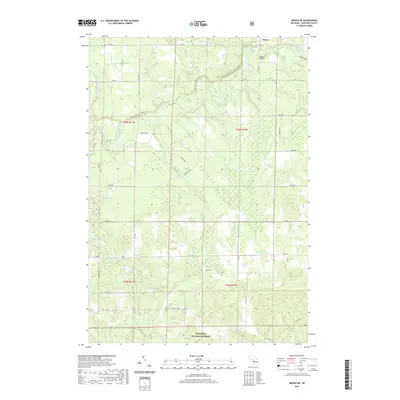 2019 Map of Mesick NE, 2019 Print