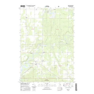 2017 Map of Mesick, 2017 Print