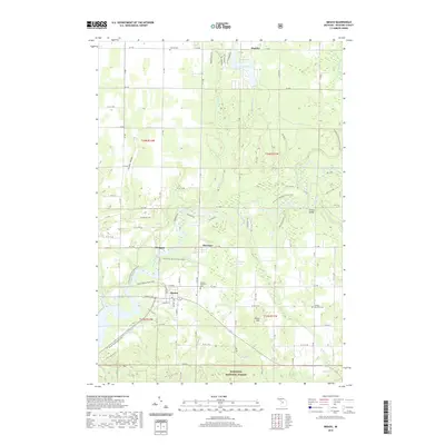 2019 Map of Mesick, 2019 Print