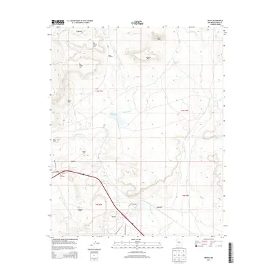 2013 Map of Mesita, 2013 Print