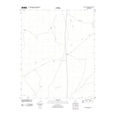 2010 Map of Mesita De Yeso, 2010 Print