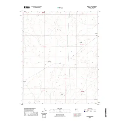 2020 Map of Mesita De Yeso, 2020 Print