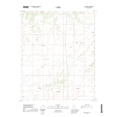 2023 Map of Mesita De Yeso, 2023 Print