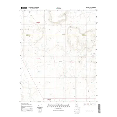 2013 Map of Mesita Del Gato, 2013 Print