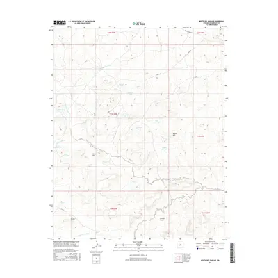 2017 Map of Mesita Del Gavilan, 2017 Print
