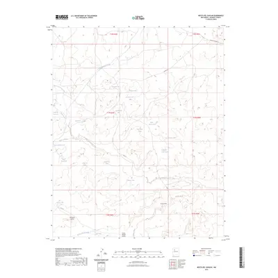 2023 Map of Mesita Del Gavilan, 2023 Print