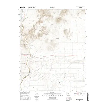 2016 Map of Mesito Reservoir, 2016 Print