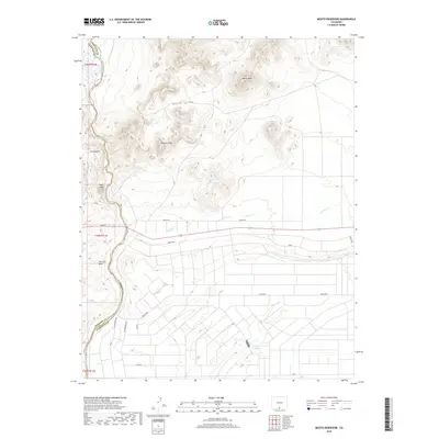 2019 Map of Mesito Reservoir, 2019 Print