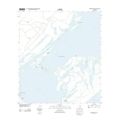 2013 Map of Mesquite Bay, 2013 Print