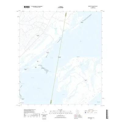 2019 Map of Mesquite Bay, 2019 Print