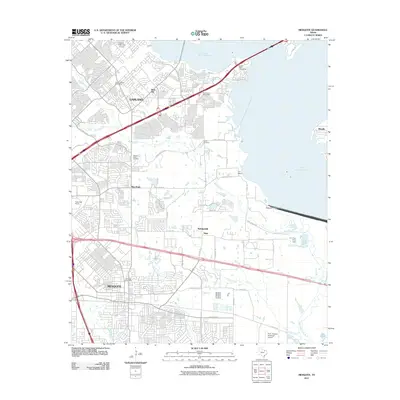 2011 Map of Mesquite, 2011 Print