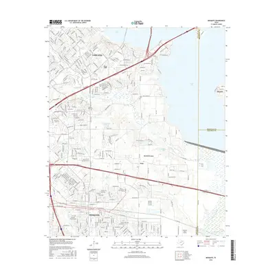 2016 Map of Mesquite, 2016 Print