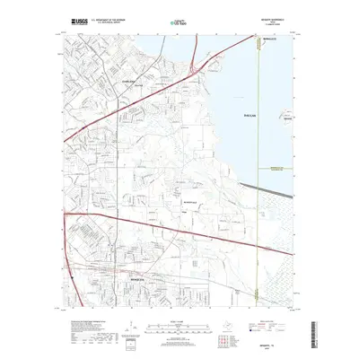 2019 Map of Mesquite, 2019 Print