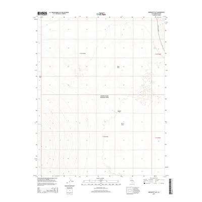 2015 Map of Mesquite Flat, 2015 Print
