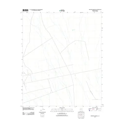 2011 Map of Mesquite Jim Well, 2011 Print