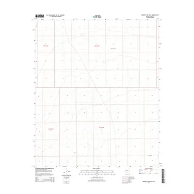 2014 Map of Mesquite Jim Well, 2014 Print