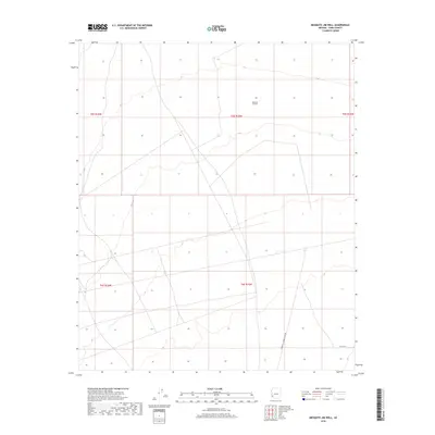 2018 Map of Mesquite Jim Well, 2018 Print