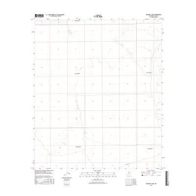 2017 Map of Mesquite Lake, 2017 Print