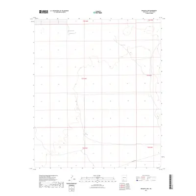 2023 Map of Mesquite Lake, 2023 Print