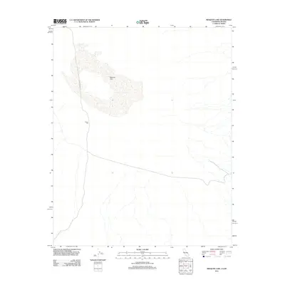 2012 Map of Mesquite Lake, 2012 Print