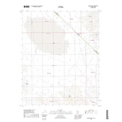 2018 Map of Mesquite Lake, 2018 Print