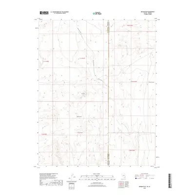 2018 Map of Mesquite NE, 2018 Print