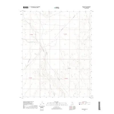 2018 Map of Mesquite NW, 2018 Print