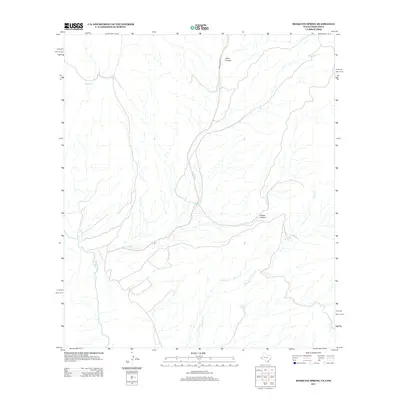 2012 Map of Mesquite Spring, 2012 Print