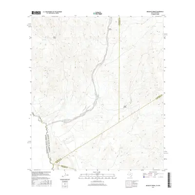 2016 Map of Mesquite Spring, 2016 Print