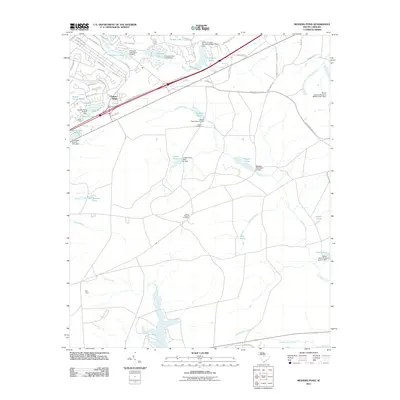 2011 Map of Messers Pond, 2011 Print