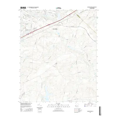 2017 Map of Messers Pond, 2017 Print