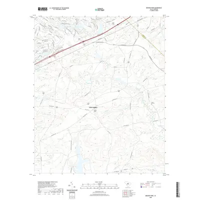 2020 Map of Messers Pond, 2020 Print