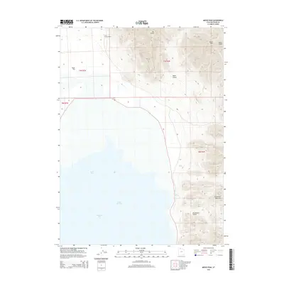 2014 Map of Messix Peak, 2014 Print