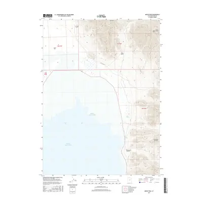 2017 Map of Messix Peak, 2017 Print