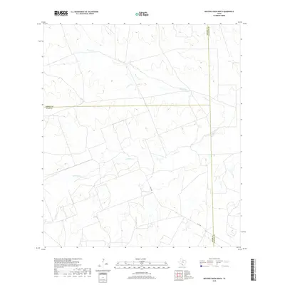 2019 Map of Mesteno Creek North, 2019 Print
