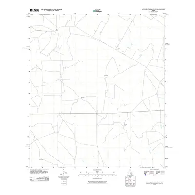 2010 Map of Mesteno Creek South, 2010 Print