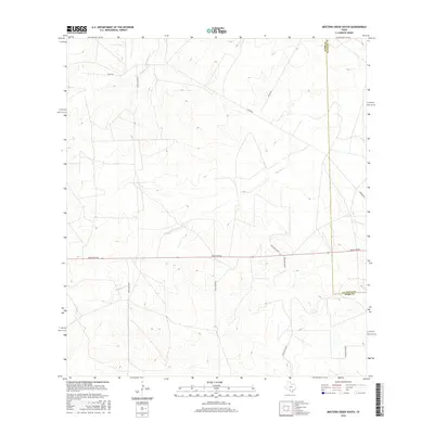 2016 Map of Mesteno Creek South, 2016 Print