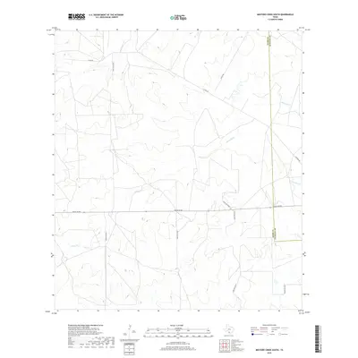 2019 Map of Mesteno Creek South, 2019 Print