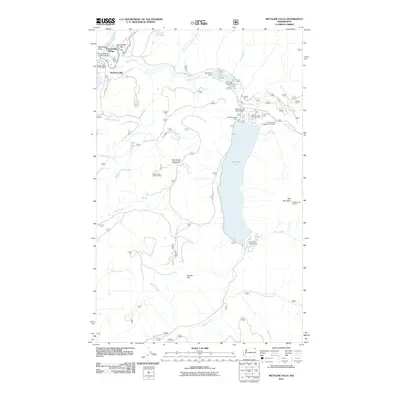 2011 Map of Metaline Falls, 2011 Print
