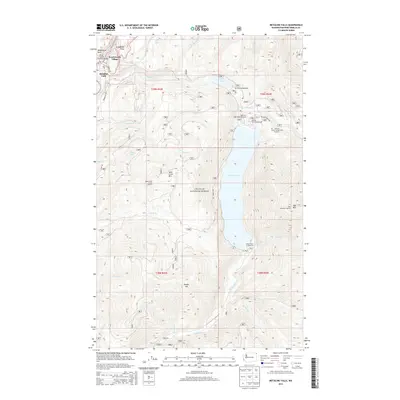 2014 Map of Metaline Falls, 2014 Print