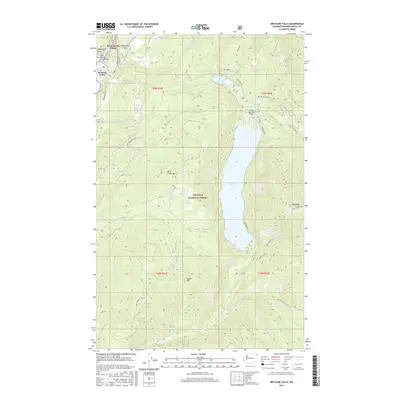 2017 Map of Metaline Falls, 2017 Print