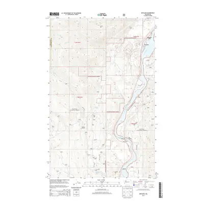 2014 Map of Metaline, 2014 Print
