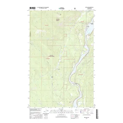 2017 Map of Metaline, 2017 Print