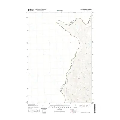 2015 Map of Metallak Mountain, 2015 Print
