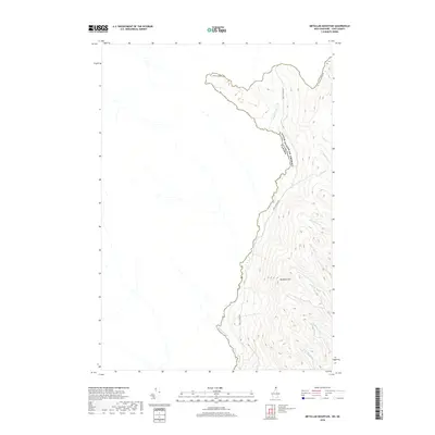 2018 Map of Metallak Mountain, 2018 Print