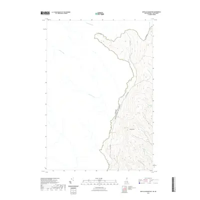2021 Map of Metallak Mountain, 2021 Print