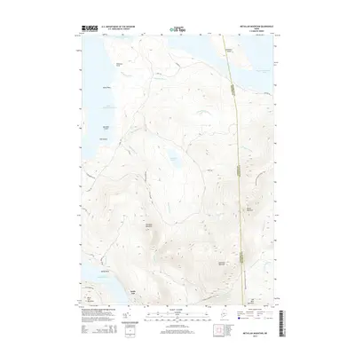 2014 Map of Metallak Mountain, 2014 Print