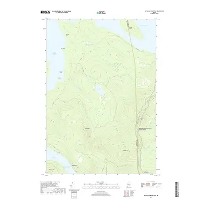 2018 Map of Metallak Mountain, 2018 Print